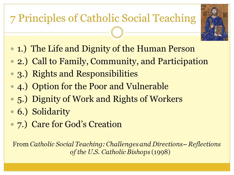 Catholic social teaching